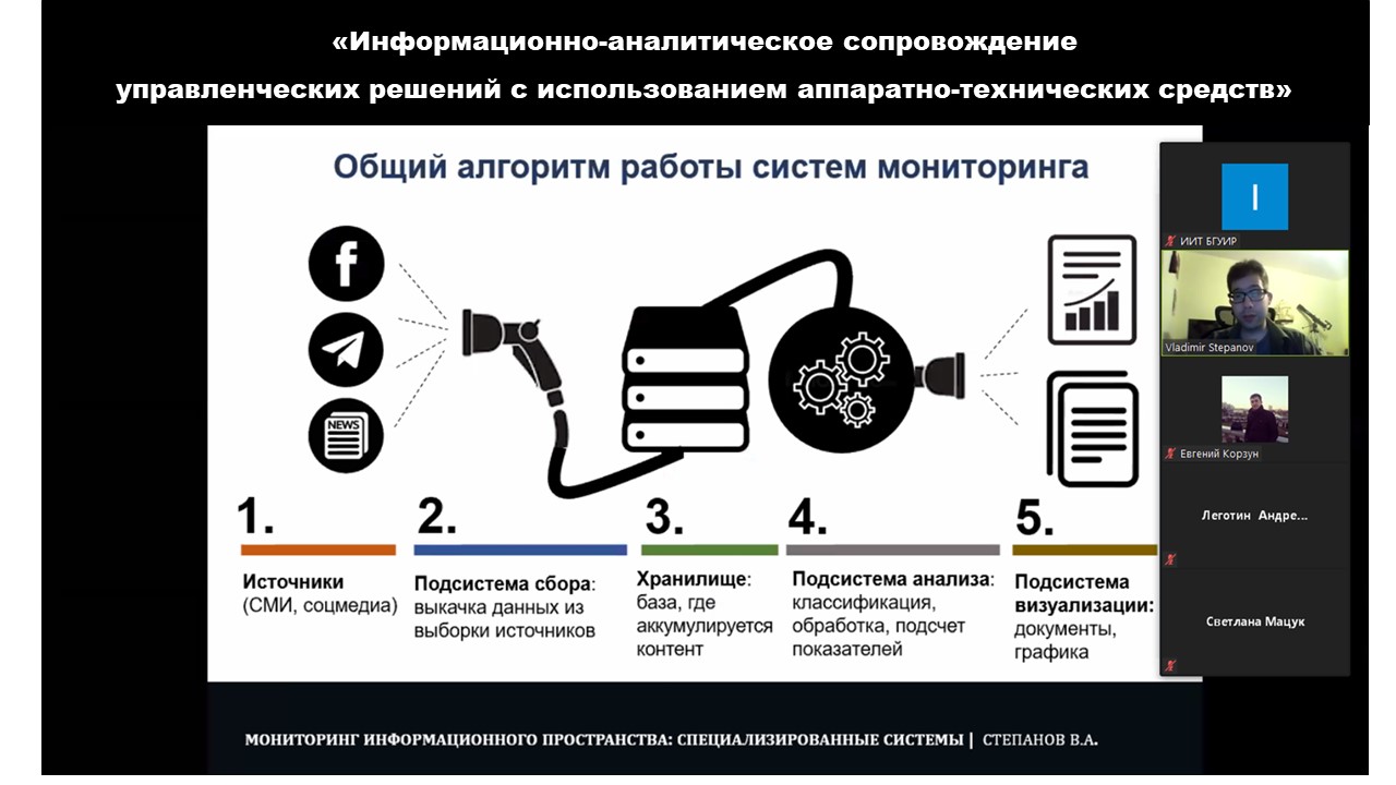 В ИИТ БГУИР завершилось обучение по программе повышения квалификации «Информационно-аналитическое сопровождение управленческих решений с использованием аппаратно-технических средств»